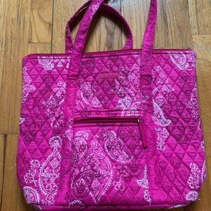 Vera Bradley pink paisley tote